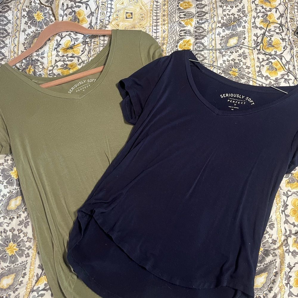 Aeropostale Blue Short Sleeve Relaxed T-Shirt